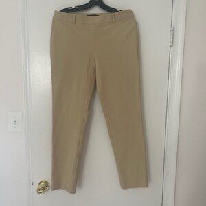 Straight-leg ankle length pants